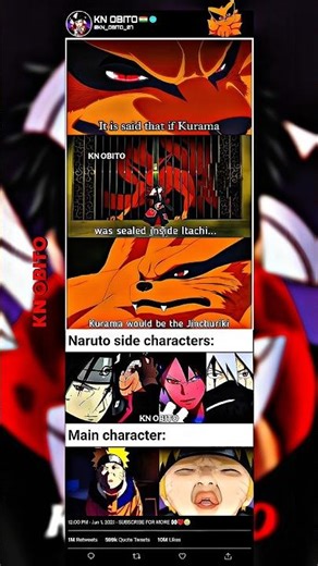 Anime Memes ☠️🎭 #animeedit #animememes #naruto #knobitoシ