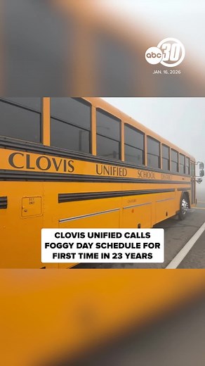 Impact of Fog on Clovis Unified Bus Schedule