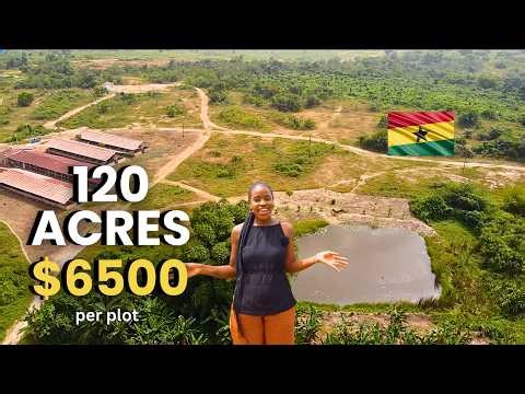 120 ACRES OF LAND SELLING IN THE CENTRAL REGION OF GHANA