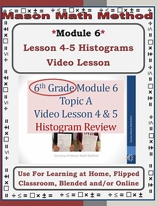 6th Grade Math Mod 6 Lesson 4-5 Histogram Video Lesson *Flipped/Distance*