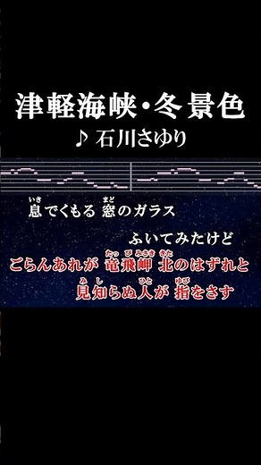 さよならあなた 私は帰ります #カラオケ #歌詞 #津軽海峡冬景色 #石川さゆり #onvocal #本人ボーカル #1977