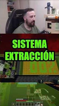 Sistema extracción! #minecraft #minecrafttutorial #minecraftbuilding #minecraftmemes #gaming