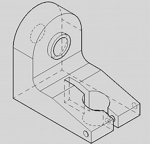 Hidden Lines will not plot as shown in Layout