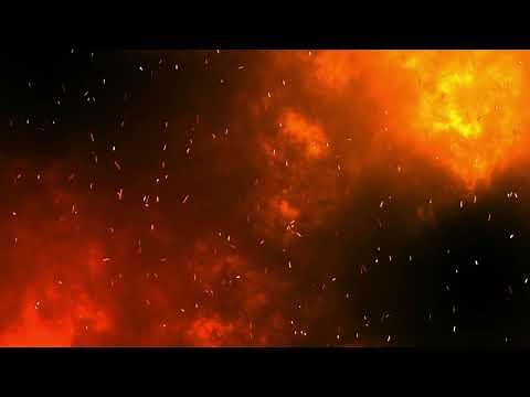 Burning Sparkling Fire Background Animation Video Free Effects