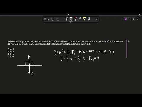 AP Physics 1 Unit 4: Linear Momentum MCQ (Strategies & Tactics) 10