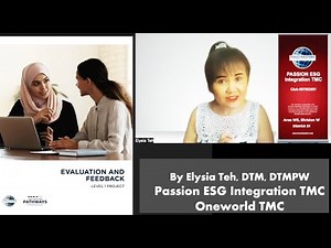 How to do Level 1 Pathways project speech - Evaluation & Feedback - by Elysia Teh DTM, DTMPW