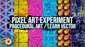 Procedural art/textures with Free Pixel Art Shader Download