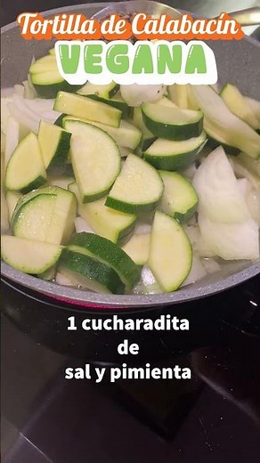 🌱✨ Tortilla vegana de calabacín en 1 minuto ✨🌱