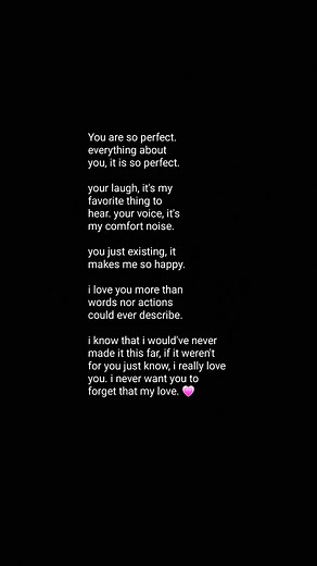 You are the best thing that's ever been mine. I'll be with you till my last breath. I promise to love you in every moment. You will always be the most special person in my heart. I love you so much 💗 Heartfelt Romantic Love Quotes For My soulmate #heartfeltlovemessage #forher #quotes #couple #neverstoplovingyou #thankyou #iloveu #partner #loveletter #sadness #girlfriend #boyfriend #feelings #sweetheart #darling #dating #babe #kiss #hug | Love Poems And Messages