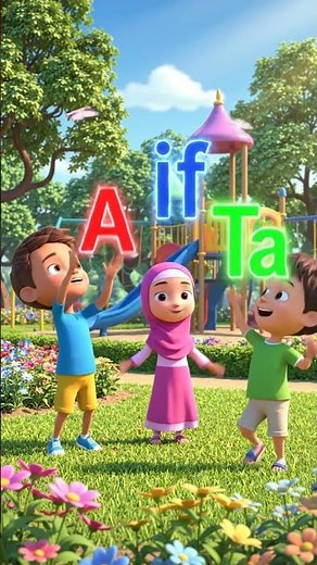 Alif Ba Ta Arabic Alphabet Song for Kids 🧒 | Islamic 3D Cartoon Animation | Learn Arabic with Fun