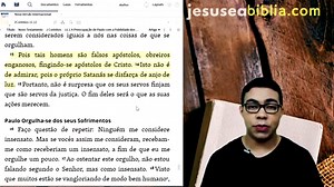 2 Coríntios 11 Estudo: Satanás e os Falsos Ministros | Jesus e a Bíblia