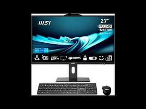 Review: MSI PRO AP272P 27" IPS FHD All-in-One PC | Intel Core i7-14700, 16GB DDR5, 1TB NVMe SSD