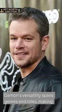Matt Damon A Look at His Career and Net Worth