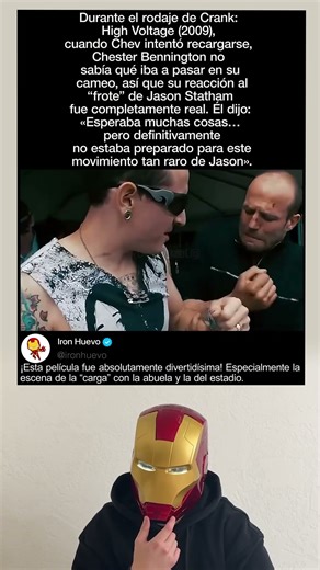 Durante el rodaje de Crank: High Voltage (2009), Chester Bennington no estaba preparado