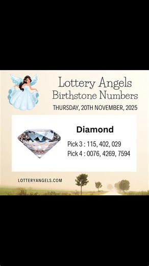 Your lottery pick 3 and pick 4 numbers for Thursday, November 20th, 2025 | Lottery Angels