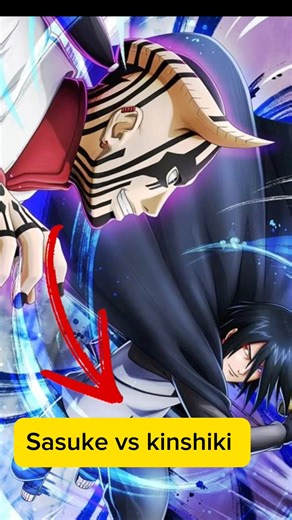 Sasuke vs Kinshiki — The Fight Everyone Forgot#naruto sasuke #ytshorts