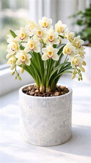 Cymbidium orchid! #ecosystem #plants #farming #gardening #shorts #homeworkout #mandeville viral #usa