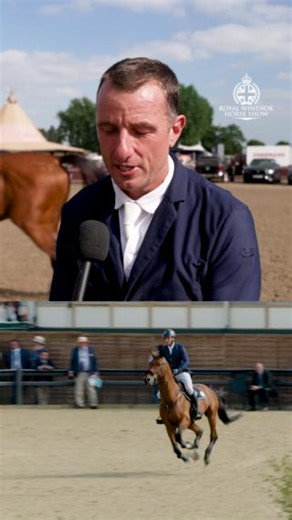 🎤Our 2025 ROLEX Grand Prix winner - Gregory Wathelet! Winning by only 0.6 of a second, Gregory takes the victory here in Windsor, where he plans to stay until next year😆 #royalwindsorhorseshow #rolex #rolexgrandprix #showjumping | Royal Windsor Horse Show