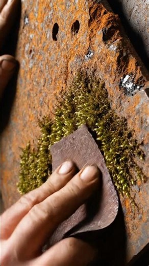 Restoring Mossy Shipwreck Steel! ⚓🌿 (Satisfying ASMR)