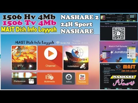🔥 1506HV New Software 2026 | Nashare 2, 24H Sports & IPTV Update