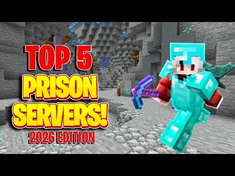 TOP 5 PRISON SERVERS! *2026 EDITION* | Minecraft OP Prison | Minecraft Prison Servers