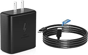 2025 Super Fast Charger Type C, 45W USB C Wall Charger Fast Charging for Samsung Galaxy S25 Ultra/ S25/S25+/S24+/ S24 Ultra/S24/S24+/S23 Ultra/S22 Ultra/S21 Ultra