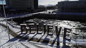 Drone video: Reno after snow
