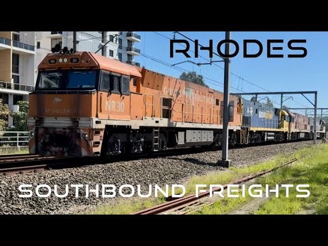 Sydney’s Northern Line - Southbound Freight Trains at Rhodes