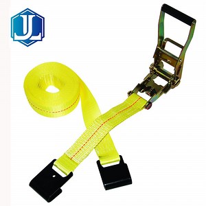 [Hot Item] High Quality Cargo Lashing Belt ASME/ANSI B. 30.9 Flat-Hook Ratchet Lashing Belt