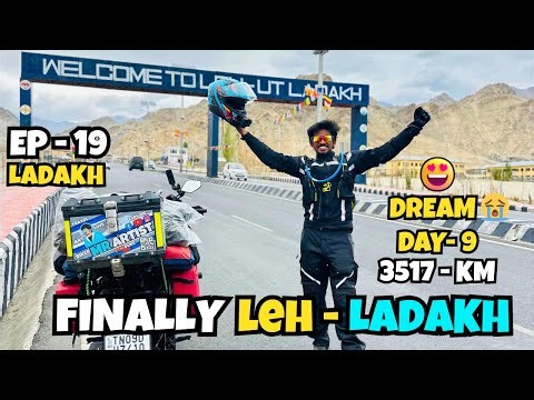 Finally Reached Leh Ladakh💥 Unexpected 🥹🩵Dream Come True Moment 🤩#ladakh #mrartist #duke390
