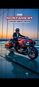 271K views · 4.4K reactions | Ford MUSTANG GT Scooter Version concept CRAZY IDEA ‼️ #ford #mustang #gt #goldwing #scooter #moto #motorcycle #concept #idea #crazy #modification #modified #automobile #viral #reels #trending | Rizal Rio | Facebook