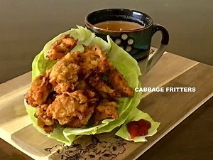 10 MINUTES CABBAGE FRITTERS RECIPE