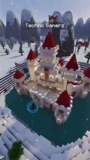 Epic Build: The Ice Kingdom ❄️🏰 #minecraft #gaming #memes #minecraftbuilding #edit
