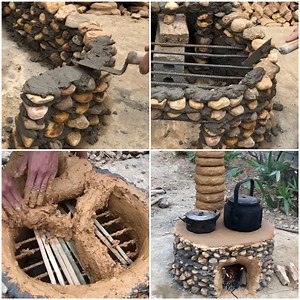 408K views · 1.4K reactions | All you need is cement, gravel and clay to build this wonderful stove! | Lilyon DIY | Facebook