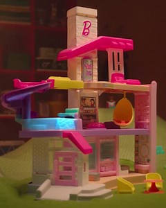 Look it’s Little People! And Barbie ! All under one dreamy DreamHouse roof! | Fisher-Price