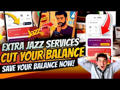 How to Disable Extra Jazz Services | Stop Balance Deduction | Save Your Jazz Balance 2025