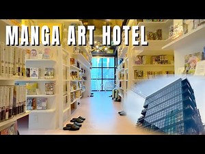 I stay "MANGA ART HOTEL,TOKYO" 🏨📚 It was best experience !!