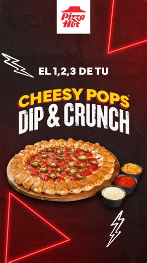 13K views · 35 reactions | Tiempo de consentirte con los nuevos Cheesy Pops Di&Crunch: jala, dipea y crunchea. Pidela a nuestro número 5515153737 o PídelApp en Hut: https://qrco.de/bc5Acx  | Pizza Hut México | Facebook
