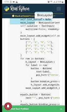 Test Running Kivy on Android using PyDroid App (source code from RealPython)