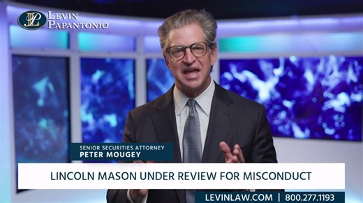 Lincoln Lucas Mason (CRD# 7057393) is a former financial advisor who was previously registered with Edward Jones from March 2019 to December 2021. According to records maintained by Financial Industry Regulatory Authority (FINRA) BrokerCheck, Mason has a troubling record that includes two regulatory actions, two customer disputes, and one employment termination involving allegations of misconduct. Learn more https://levinlaw.com/newsroom/bad-brokerlincoln-lucas-mason/ | Levin Papantonio Law Firm