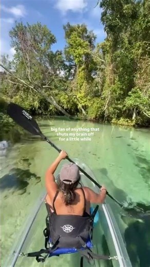 Escape the everyday and find your energy with a clear kayak tour through Rock Springs
