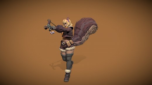 Squirrel Girl - Marvel Rivals -  Animated - 3D model by King_45