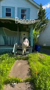 Flipped this $10K house in 60 days! Here’s the exterior transformation 🔥 #fixandflip #realestate