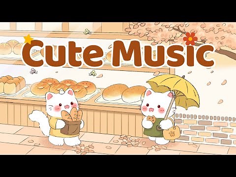 Cute Music 🥐🍪Lofi Kitty 🌸💖1 Hour Cafe Song 🍒🌷Stream cafe☕ cute & relaxing 🎶 Make Your Day Better 💖