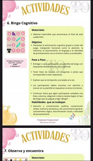 Cuadernillo de Estimulación Cognitiva para Personas Mayores