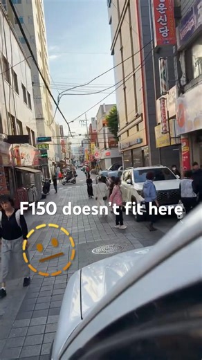 F-150 in Korea's Tightest Backstreets