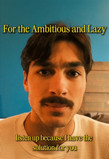For the ambitious and lazy, you need a system. So many people have big dreams and goals, but spend so much time thinking without action. The extensive research and and skill acquisition feels productive, until we find that it has been 6 months and we haven’t made tangible progress towards our goals. So set up a system for yourself to follow that makes a clear path towards your goal through actionable steps. #contentcreator #personalbrand #motivation #dreamer