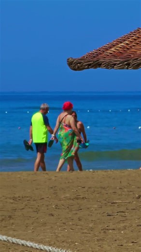 🇹🇷 Chill Vibes at Side Beach! 🌞 #sidebeach #turkeybeach #beachlife