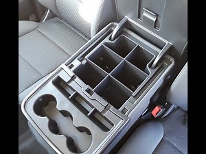 Chevy Silverado / GMC Sierra (2014-2018) - 40/20/40 Center Seat Console Organizer Installation