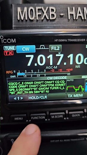 ICOM IC7300 MK2 CW Decode